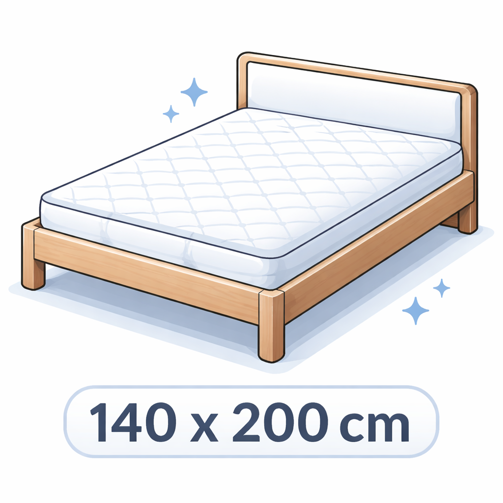 Bett 140x200 mit Matratze – Doppelbett Abholung in Zürich online buchen