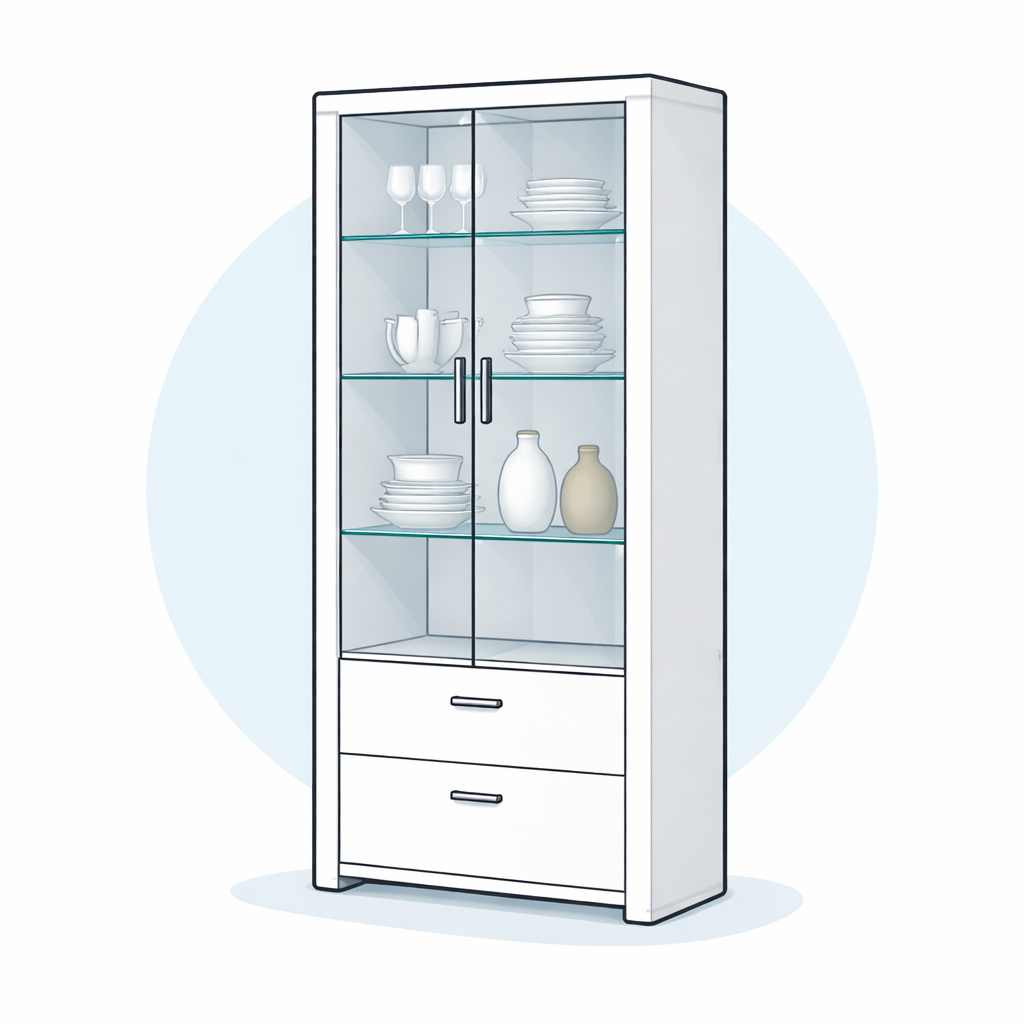 Glasvitrine – Vitrinenschrank Abholung in Zürich online buchen