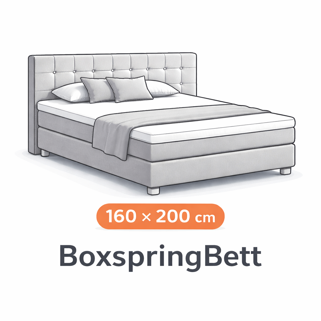Boxspringbett 160x200 – Boxspringbett Abholung in Zürich online buchen