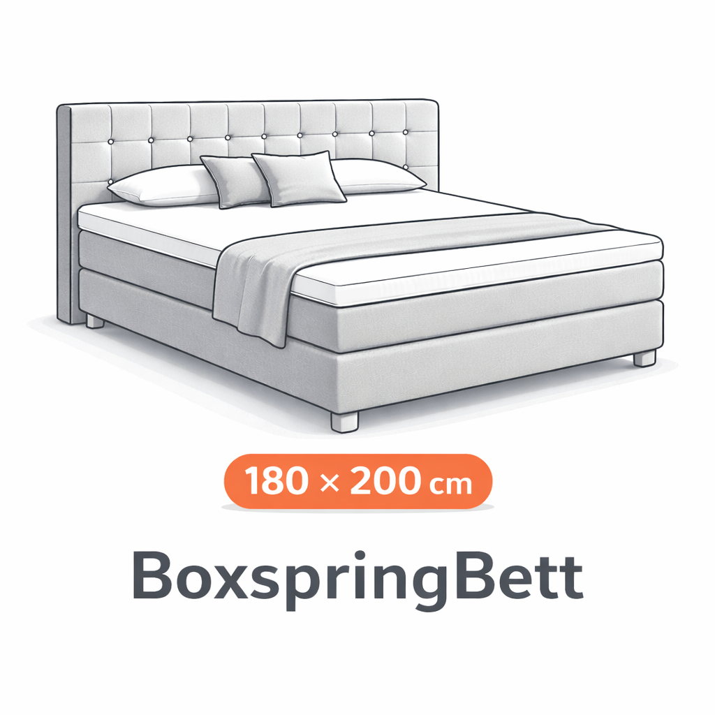 Boxspringbett 180x200 – großes Boxspringbett Abholung in Zürich online buchen