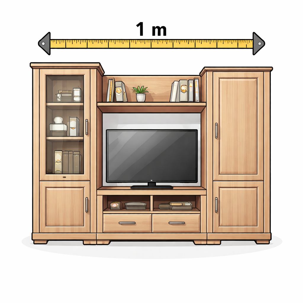 Wohnwand Classic je angefangener Meter – Wohnzimmerschrank Abholung in Zürich online buchen
