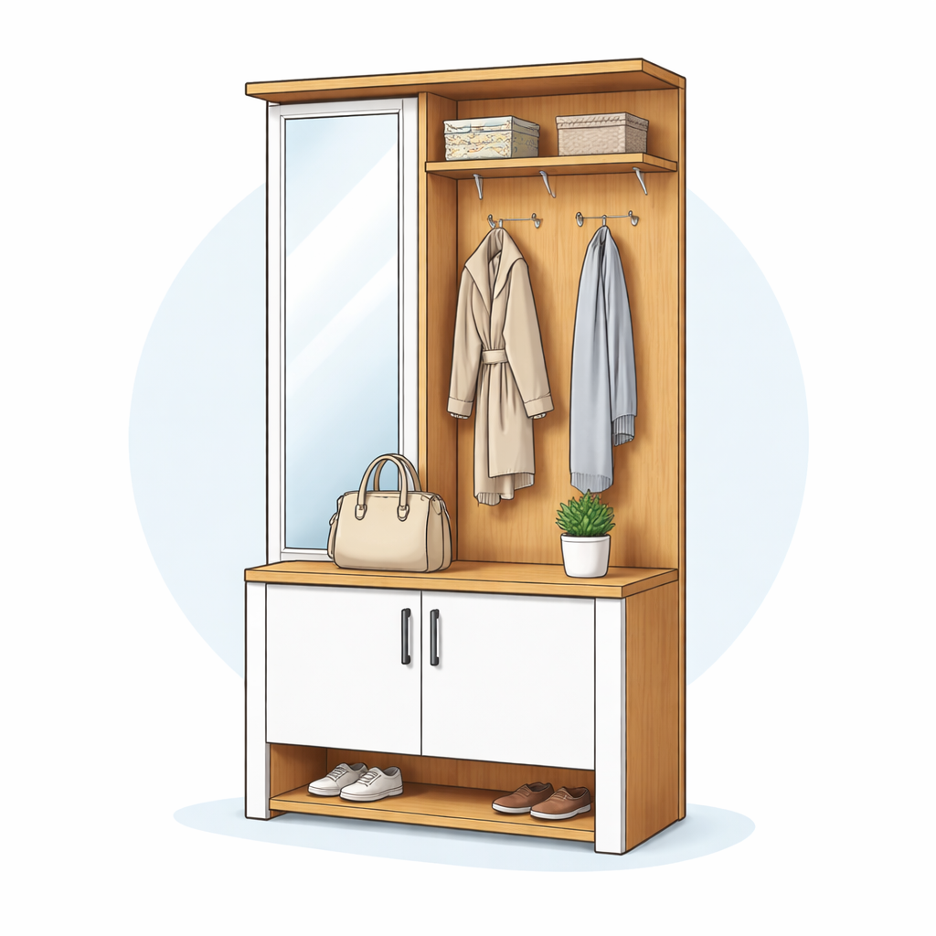 Flurgarderobe – Garderobenmöbel Abholung in Zürich online buchen